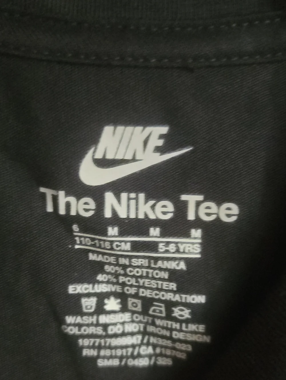 Nike Little Girls' Pegasus Graphic Short Sleeve T-Shirt: BLACK: NEW WITH TAGS: 6